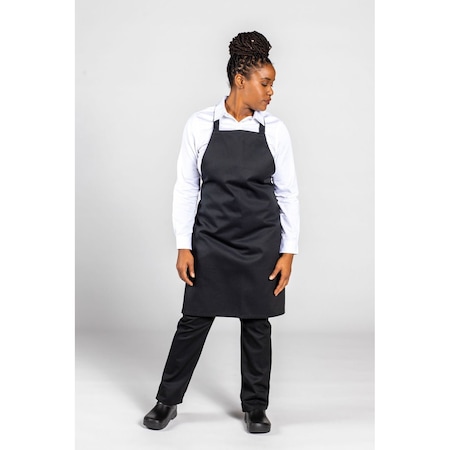 Uncommon Threads Mid-Length Bib Apron Blk 3005-0100